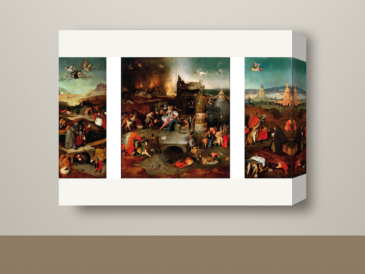 Gallery-wrap canvas mockup, landscape