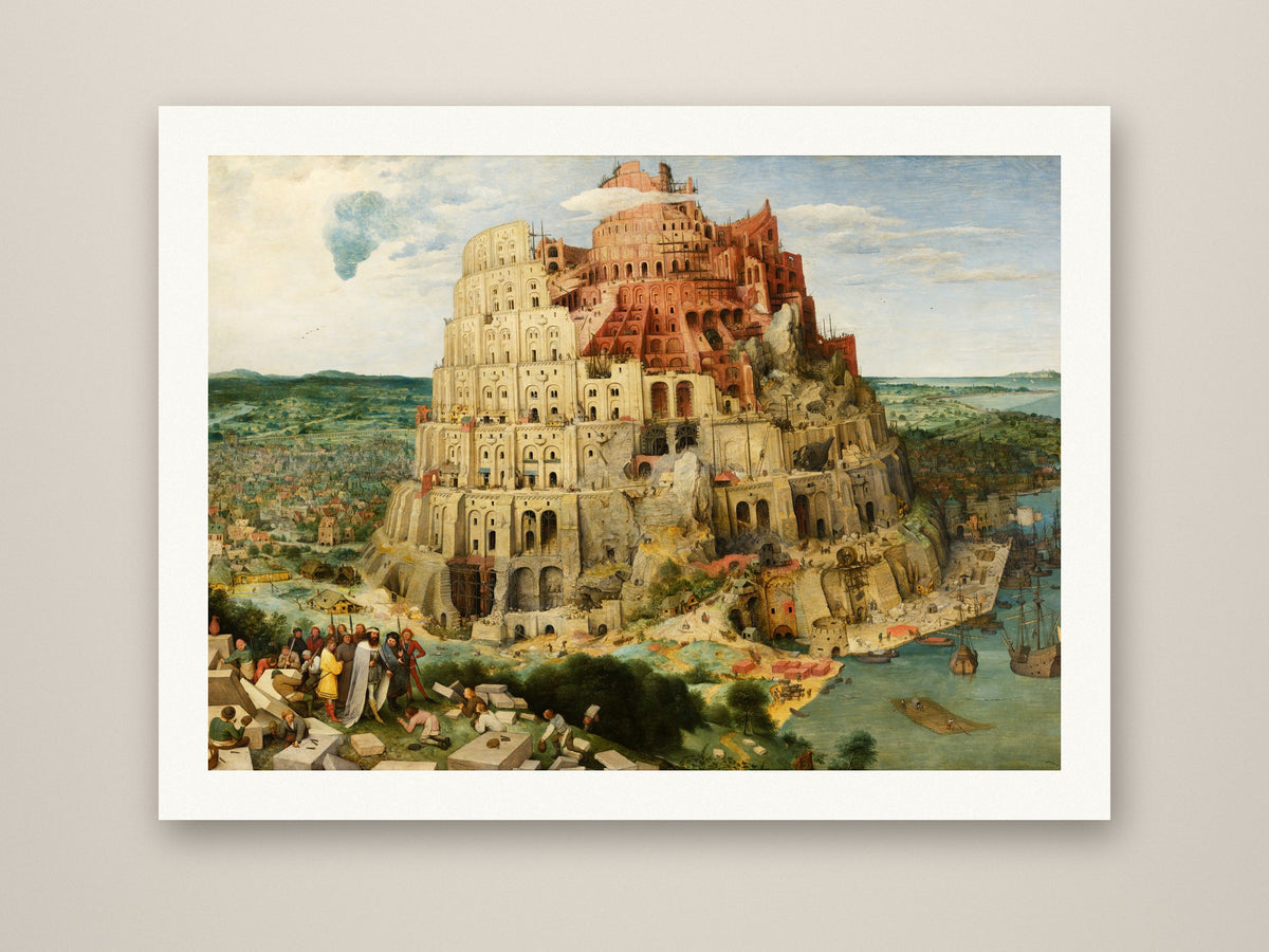 Giclée print (unframed) mockup, landscape