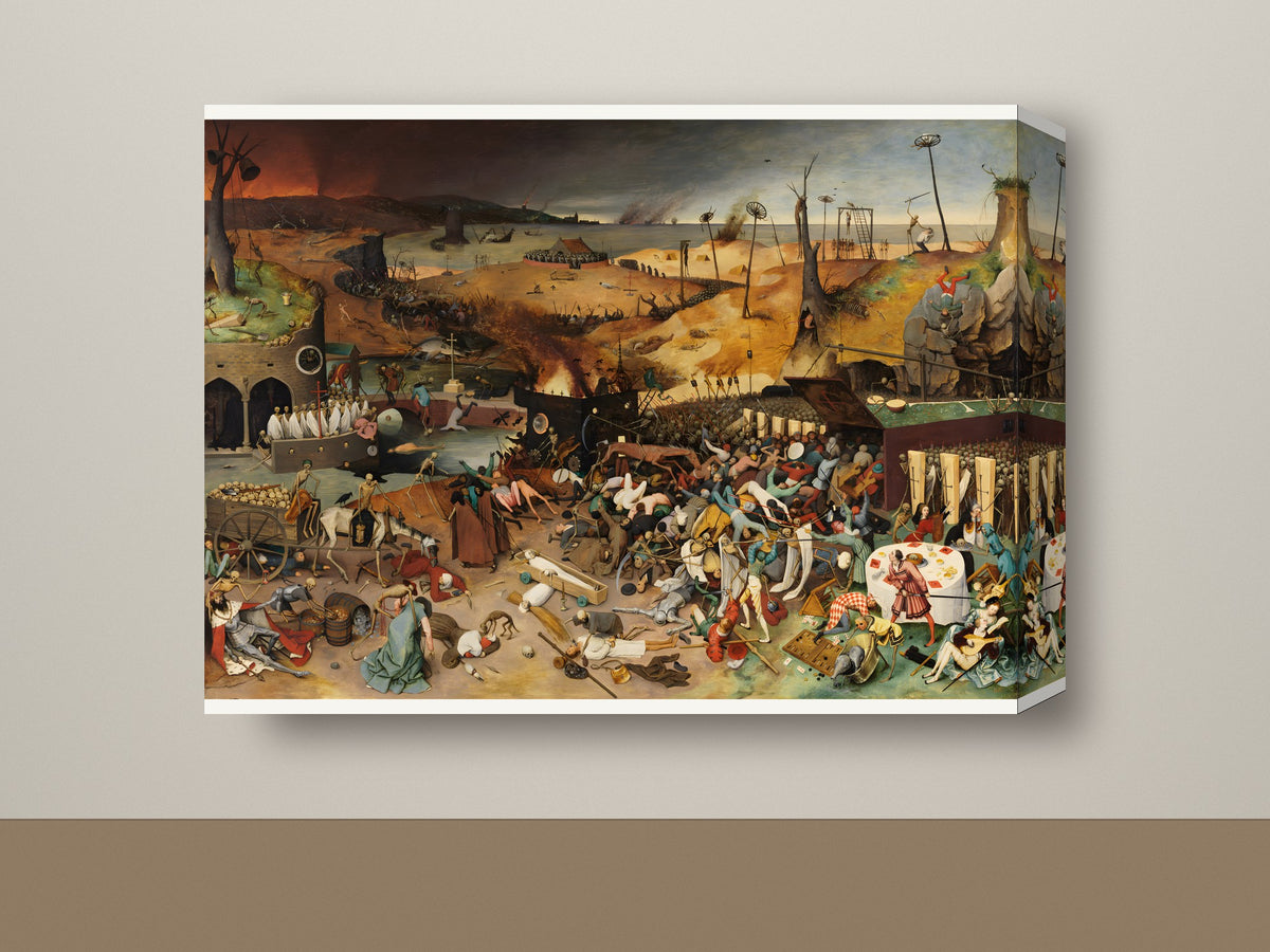 Gallery-wrap canvas mockup, landscape