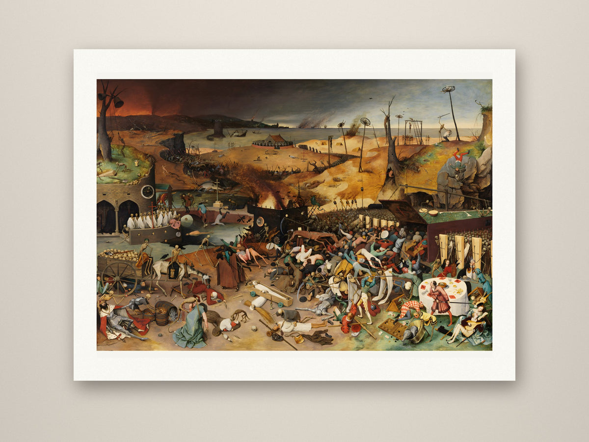 Giclée print (unframed) mockup, landscape