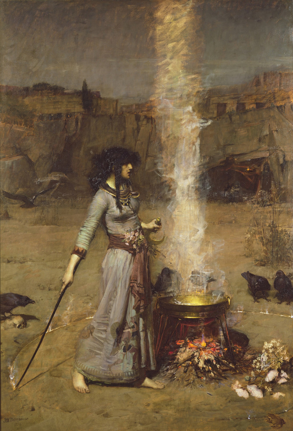 The Magic Circle by John William Waterhouse – fine art giclée print