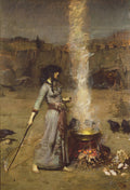 The Magic Circle by John William Waterhouse – fine art giclée print